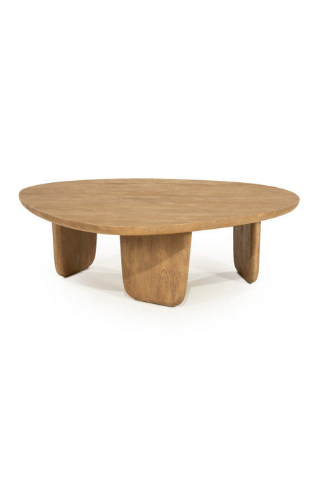 Brushed Mango Wood Coffee Table L | Eleonora Maud | Oroa.com