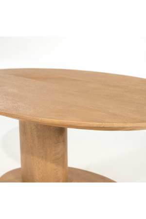 Mango Wood Oval Coffee Table S | Eleonora Novia | Oroaa.com