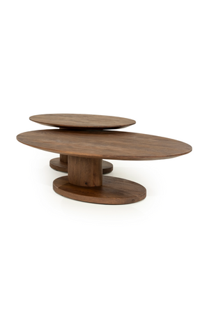 Mango Wood Oval Coffee Table S | Eleonora Novia | Oroaa.com