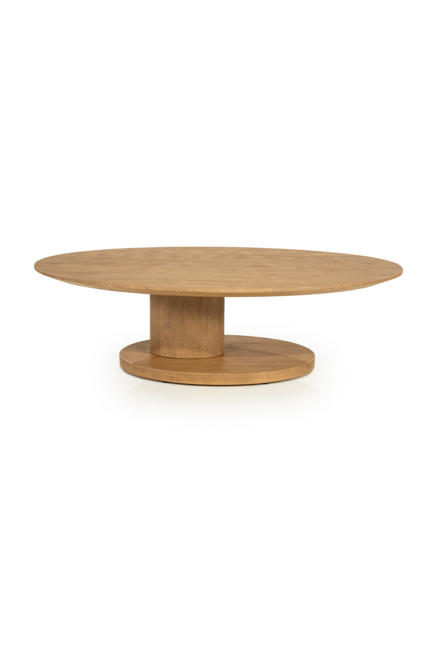 Mango Wood Oval Coffee Table L | Eleonora Novia | Oroa.com