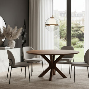 Wooden Matrix Base Dining Table XS | Eleonora Tycho | Oroa.com