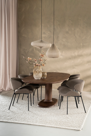   Brushed Wood Dining Table M | Oroa.com