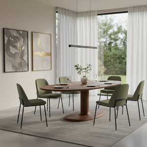   Brushed Wood Dining Table M | Oroa.com