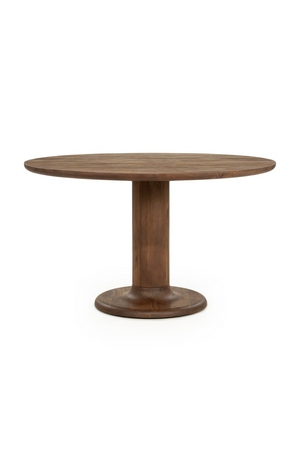 Brushed Wood Round Dining Table | Eleonora Coco | Oroa.com