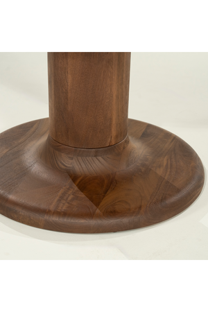 Brushed Wood Round Dining Table | Eleonora Coco | Oroa.com