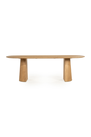 Brushed Mango Wood Dining Table S | Eleonora Lune | Oroa.com