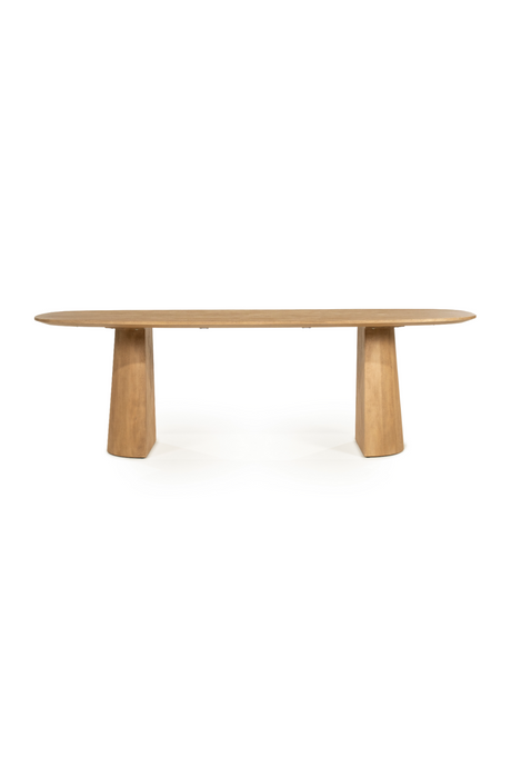 Brushed Mango Wood Dining Table S | Eleonora Lune | Oroa.com