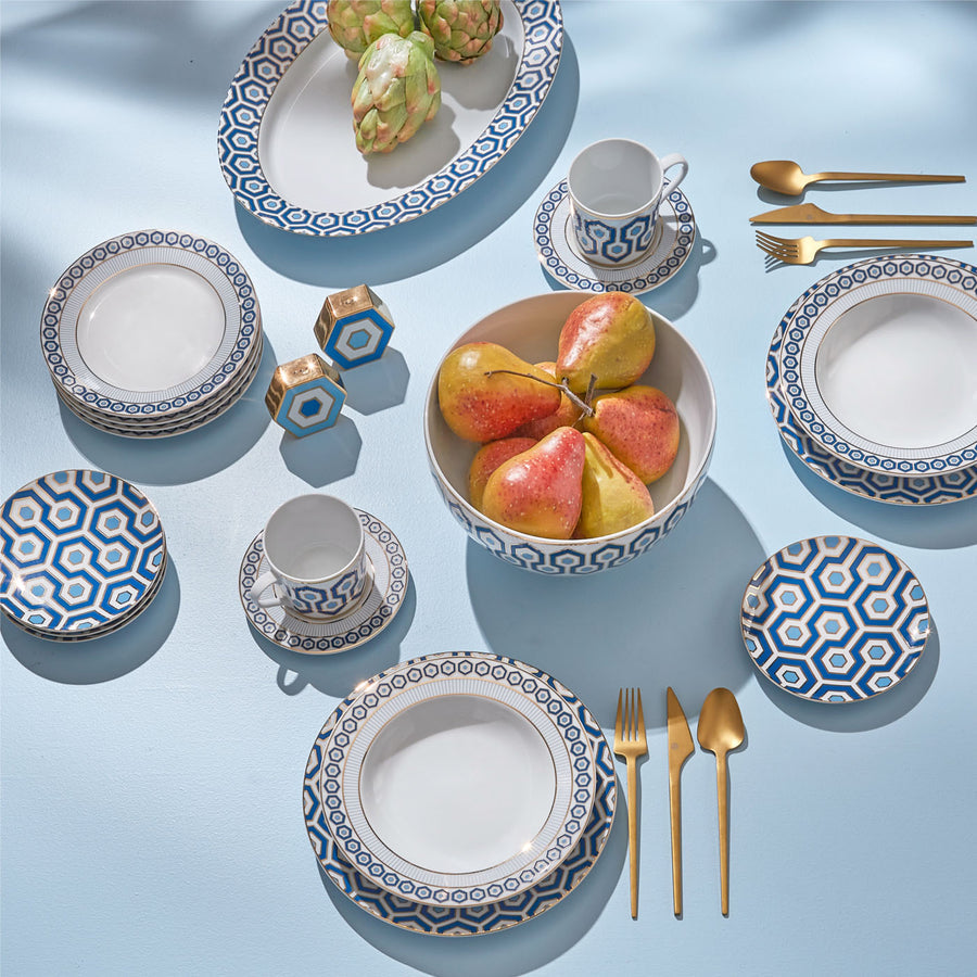 Hexagon Pattern Porcelain Serving Platter | Jonathan Adler Newport | Oroa.com