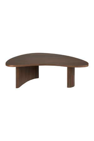 Teak Pebble-Shaped Coffee Table | Ethnicraft Boomerang | Oroa.com