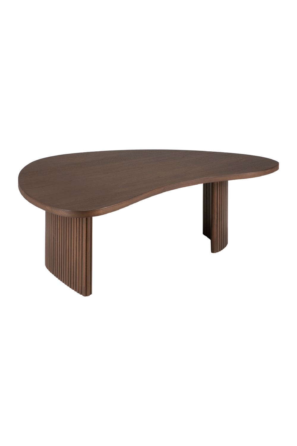 Teak Pebble-Shaped Coffee Table | Ethnicraft Boomerang | Oroa.com