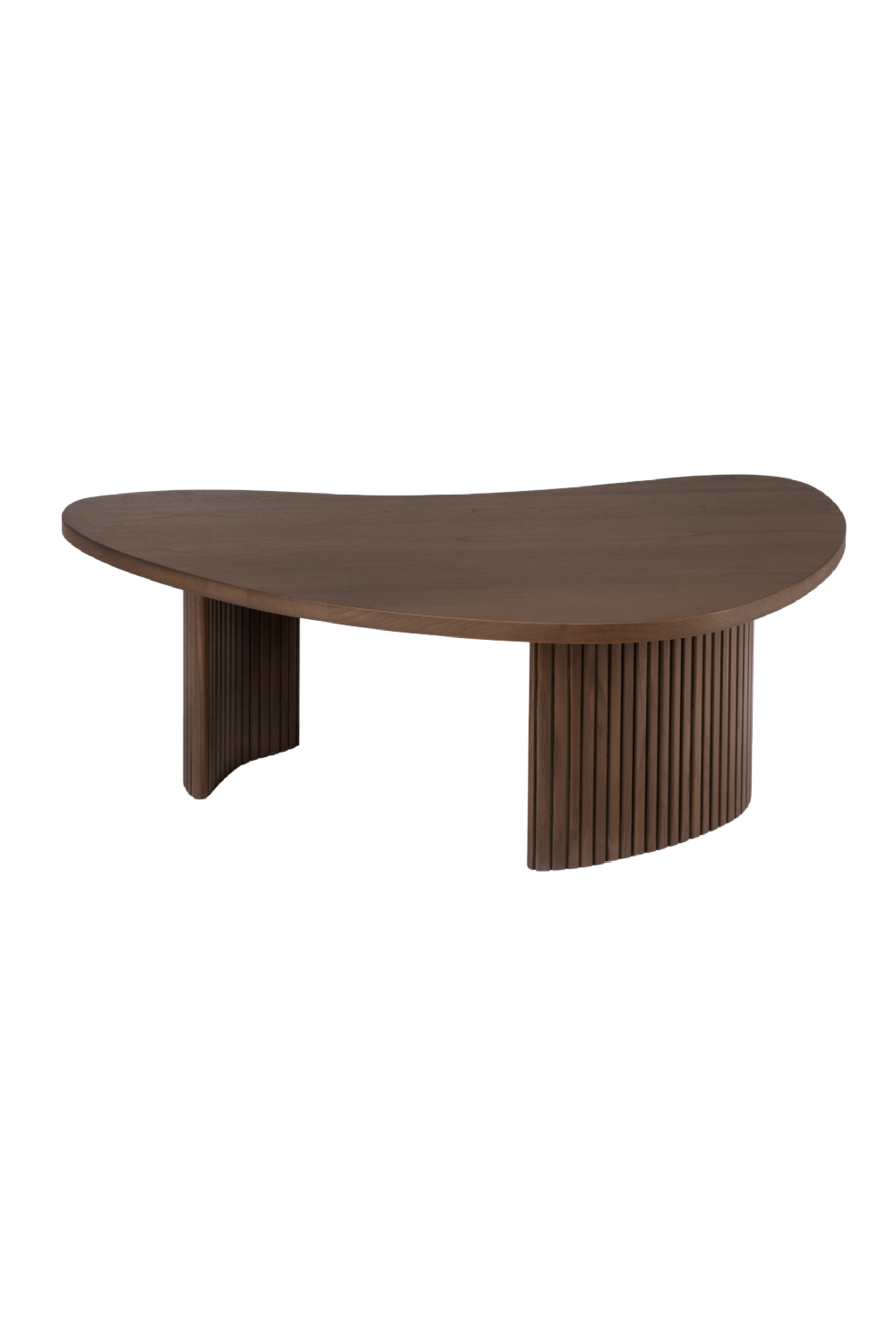 Teak Pebble-Shaped Coffee Table | Ethnicraft Boomerang | Oroa.com