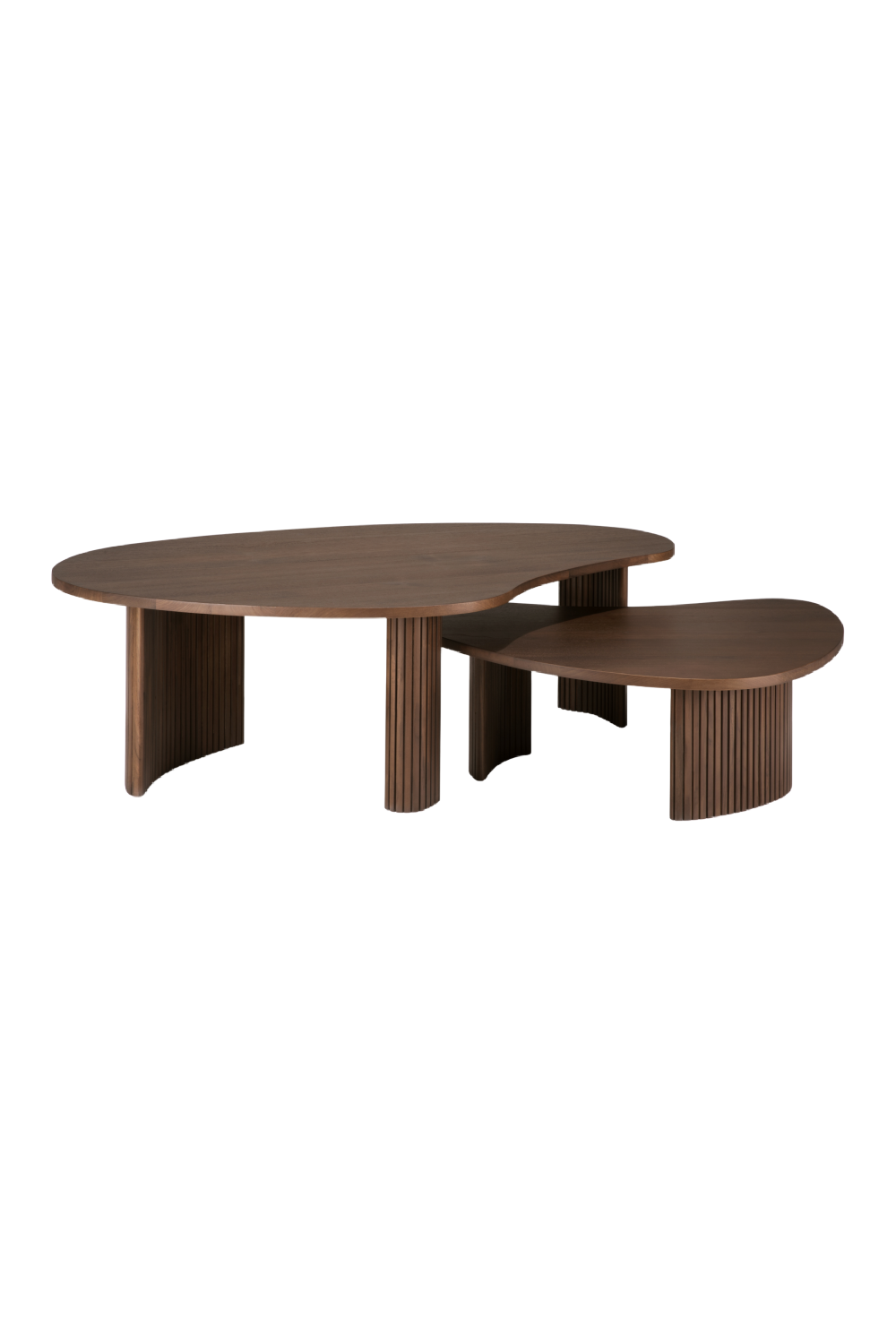 Teak Pebble-Shaped Coffee Table | Ethnicraft Boomerang | Oroa.com