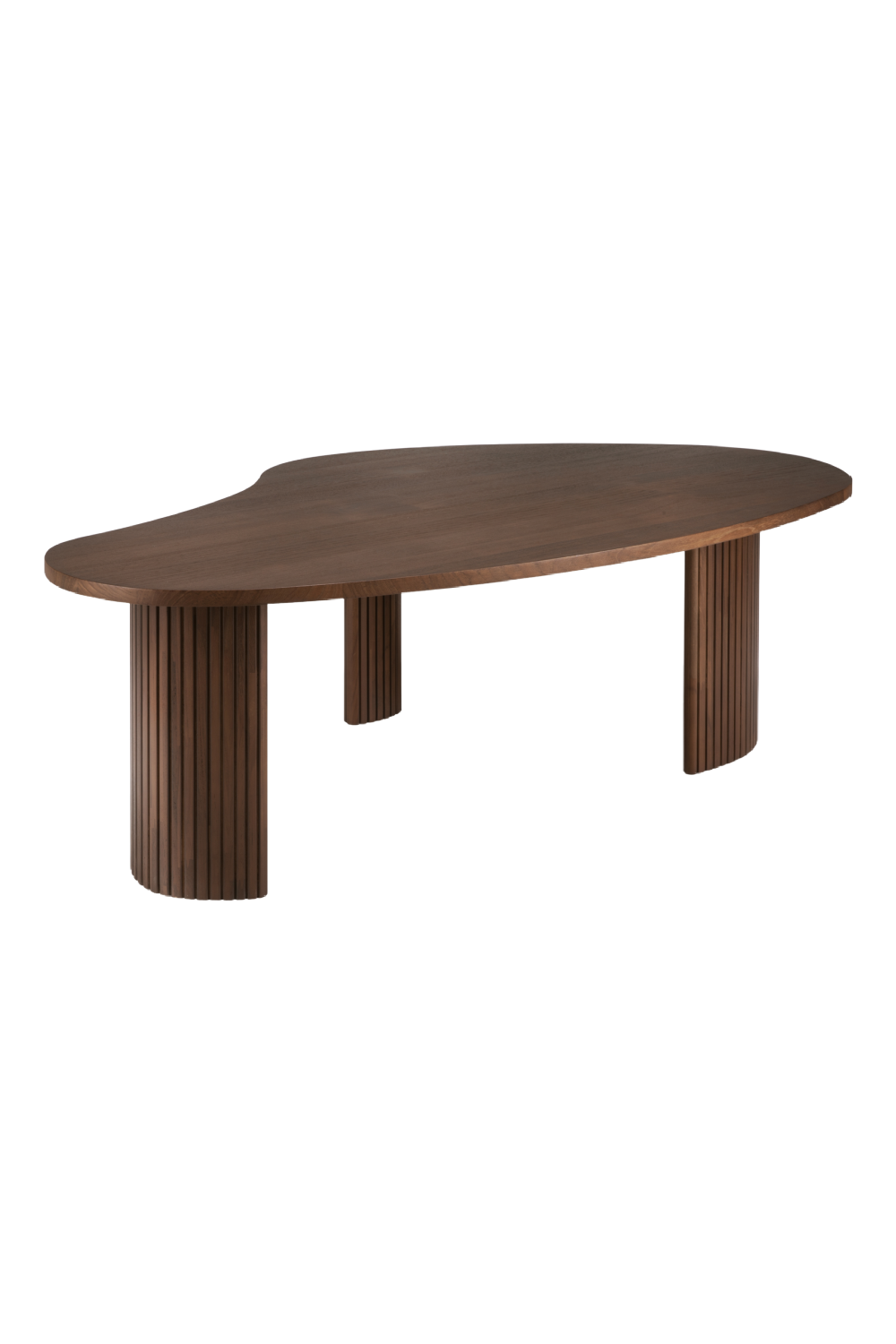 Teak Pebble-Shaped Coffee Table | Ethnicraft Boomerang | Oroa.com