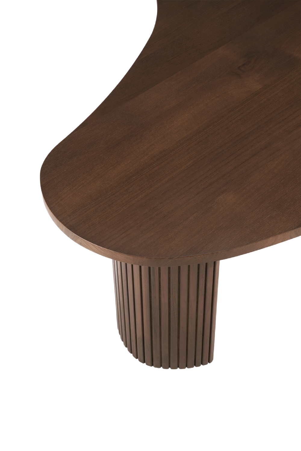 Teak Pebble-Shaped Coffee Table | Ethnicraft Boomerang | Oroa.com