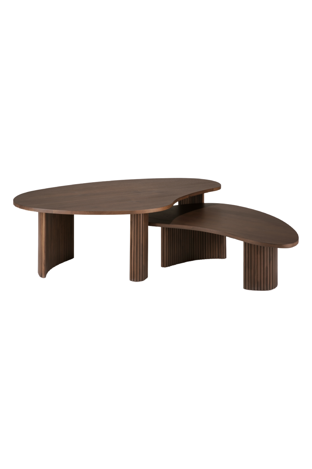 Teak Pebble-Shaped Coffee Table | Ethnicraft Boomerang | Oroa.com