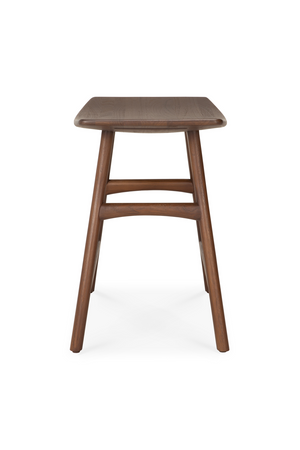 Varnished Teak Stool | Ethnicraft Osso | Oroa.com
