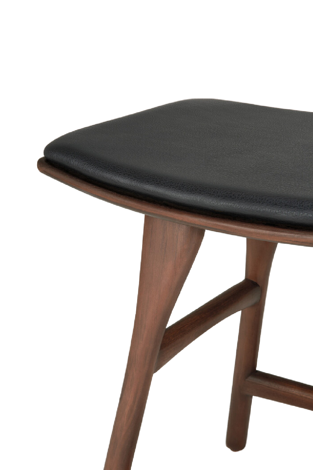 Varnished Teak Stool | Ethnicraft Osso | Oroa.com