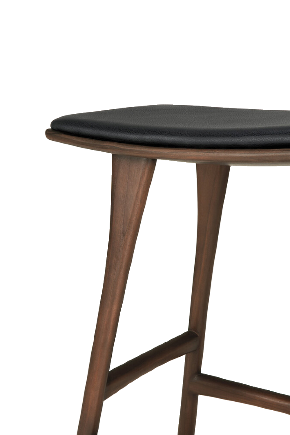 Varnished Teak Counter Stool | Ethnicraft Osso | Oroa.com