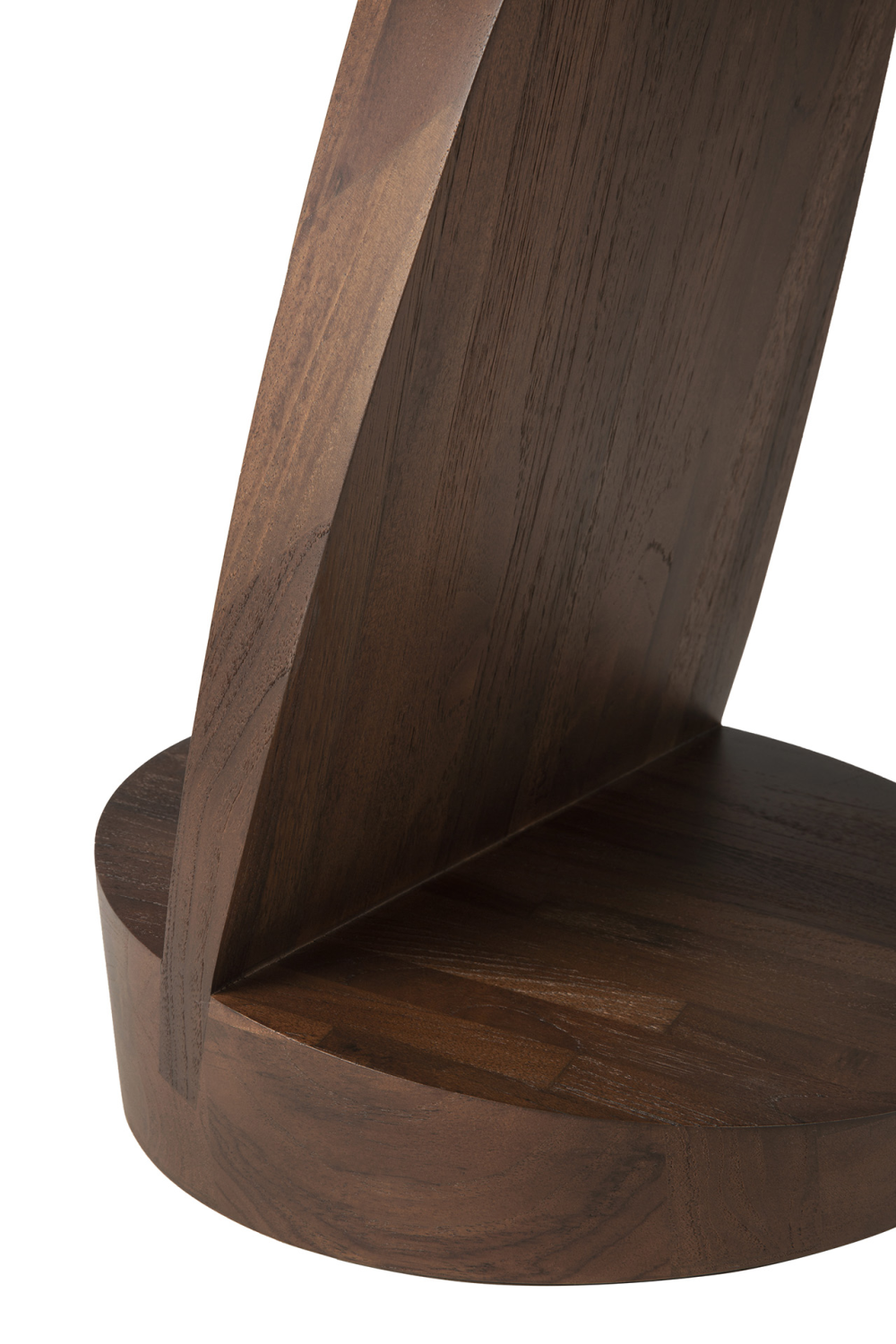 Solid Teak Side Table | Ethnicraft Oblic | OROA.com