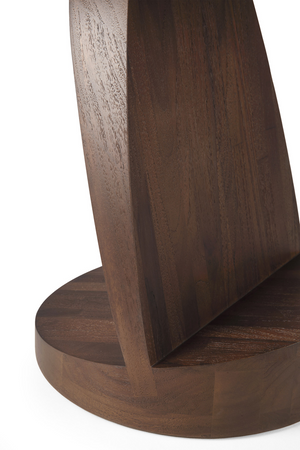 Solid Teak Side Table | Ethnicraft Oblic | OROA.com