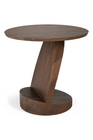Solid Teak Side Table | Ethnicraft Oblic | OROA.com
