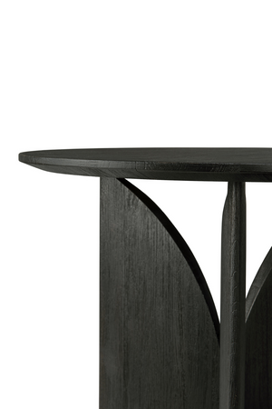 Black Teak Side Table | Ethnicraft Fin | OROA.com