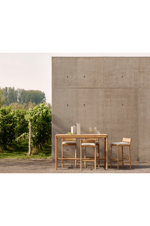 Natural Teak Outdoor Bar Table | Ethnicraft Jack | Oroa.com