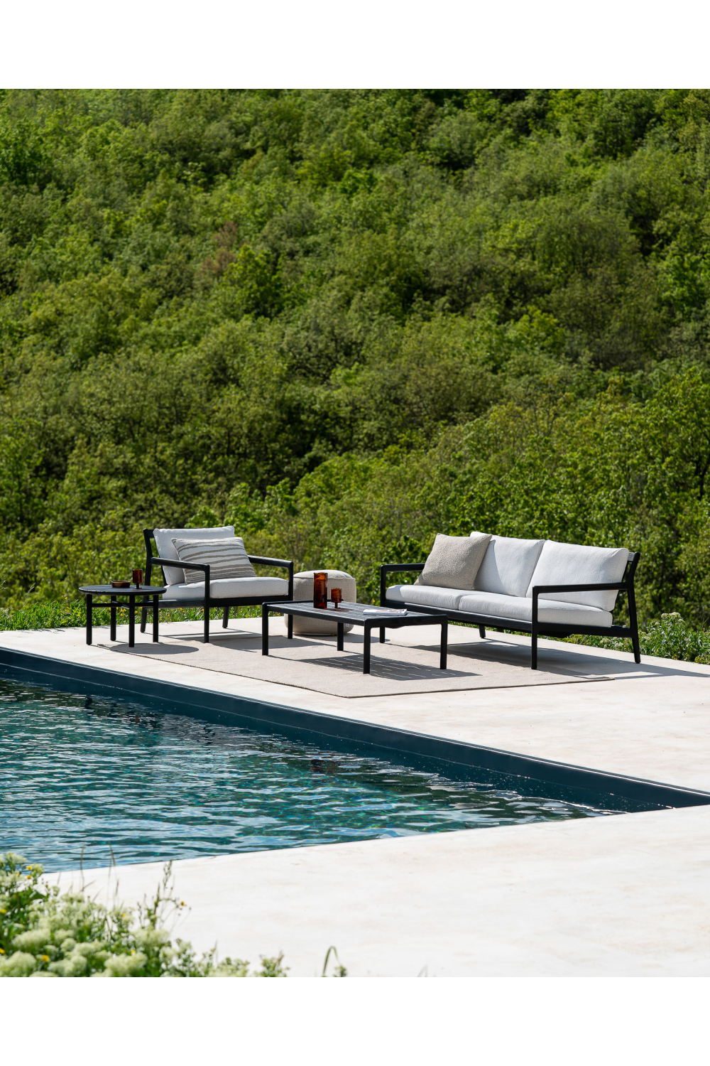 Black Teak Outdoor Sofa | Ethnicraft Jack