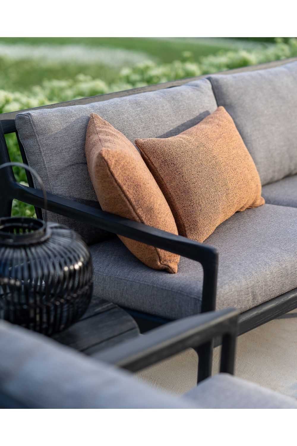 Outdoor Black Teak Sofa | Ethnicraft Jack