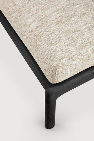 Teak Cushioned Outdoor Stool | Ethnicraft Jack | Oroa.com