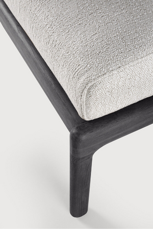 Teak Cushioned Outdoor Stool | Ethnicraft Jack | Oroa.com