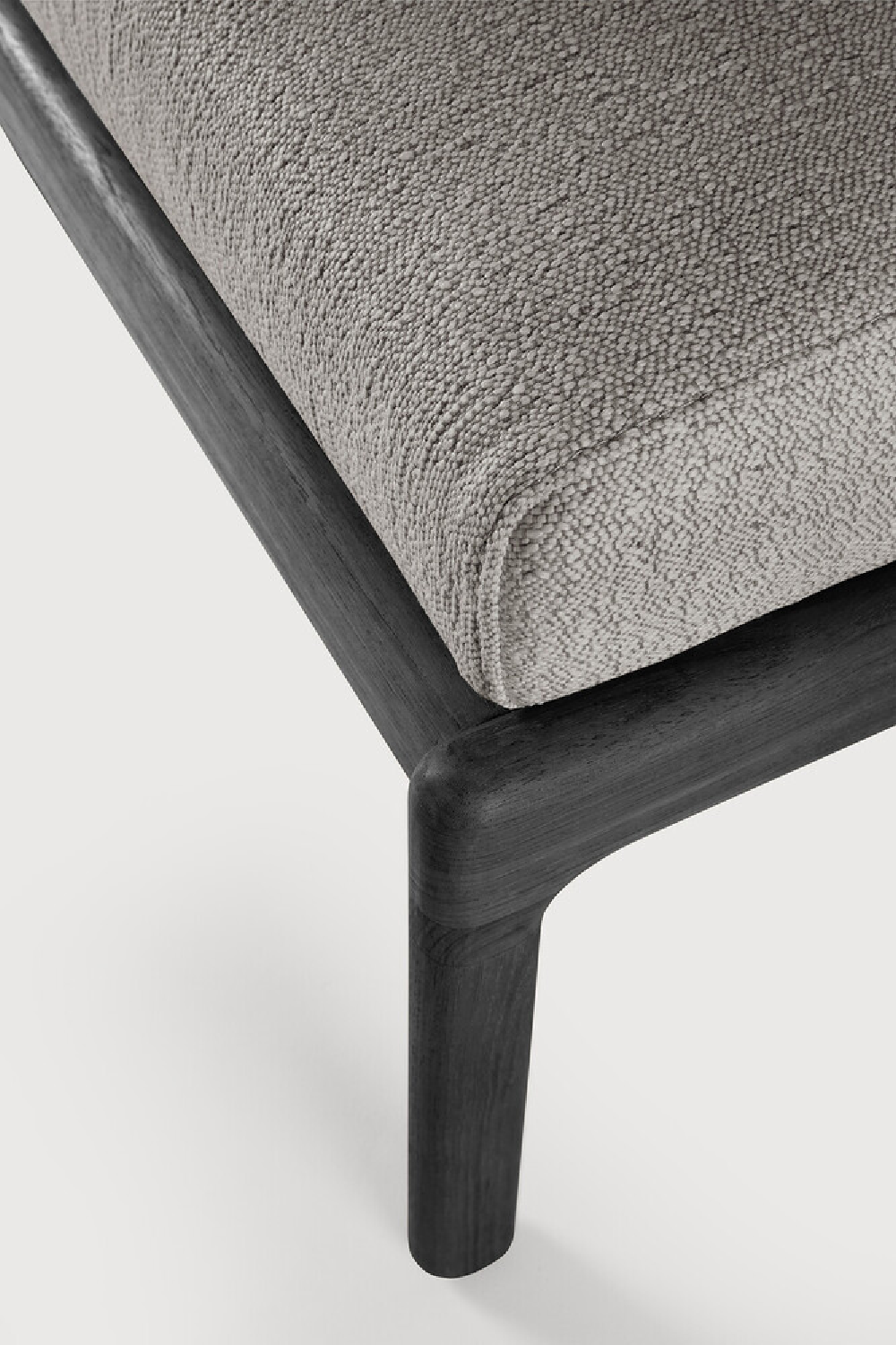 Teak Cushioned Outdoor Stool | Ethnicraft Jack | Oroa.com