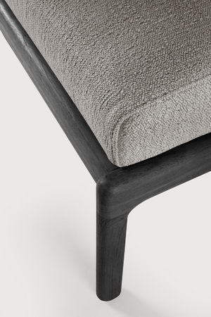 Teak Cushioned Outdoor Stool | Ethnicraft Jack | Oroa.com