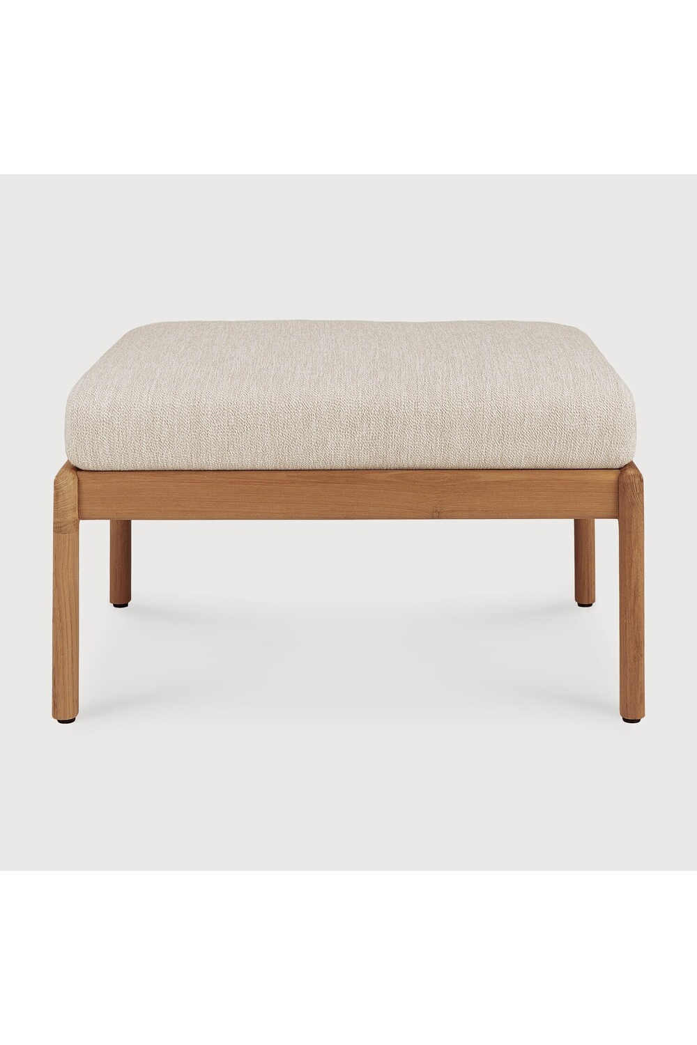 Natural Teak Outdoor Ottoman | Ethnicraft Jack | Oroa.com