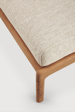 Natural Teak Outdoor Ottoman | Ethnicraft Jack | Oroa.com