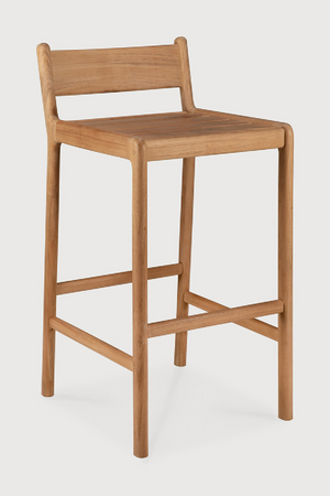 Natural Teak Outdoor Bar Stool | Ethnicraft Jack | Oroa.com