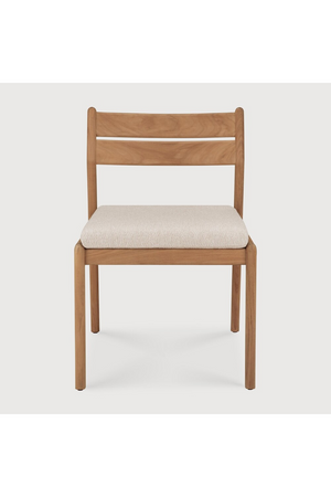 Teak Padded Outdoor Dining Chair | Ethnicraft Jack | Oroa.com