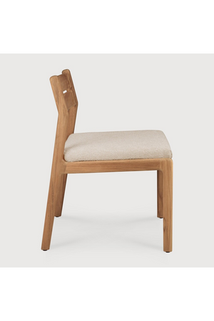 Teak Padded Outdoor Dining Chair | Ethnicraft Jack | Oroa.com