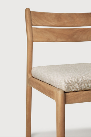 Teak Padded Outdoor Dining Chair | Ethnicraft Jack | Oroa.com