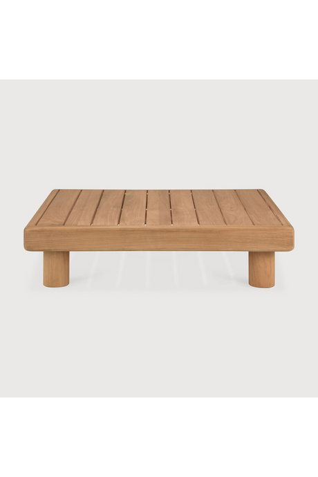 Slatted Teak Outdoor Coffee Table | Ethnicraft Monocle | Oroa.com
