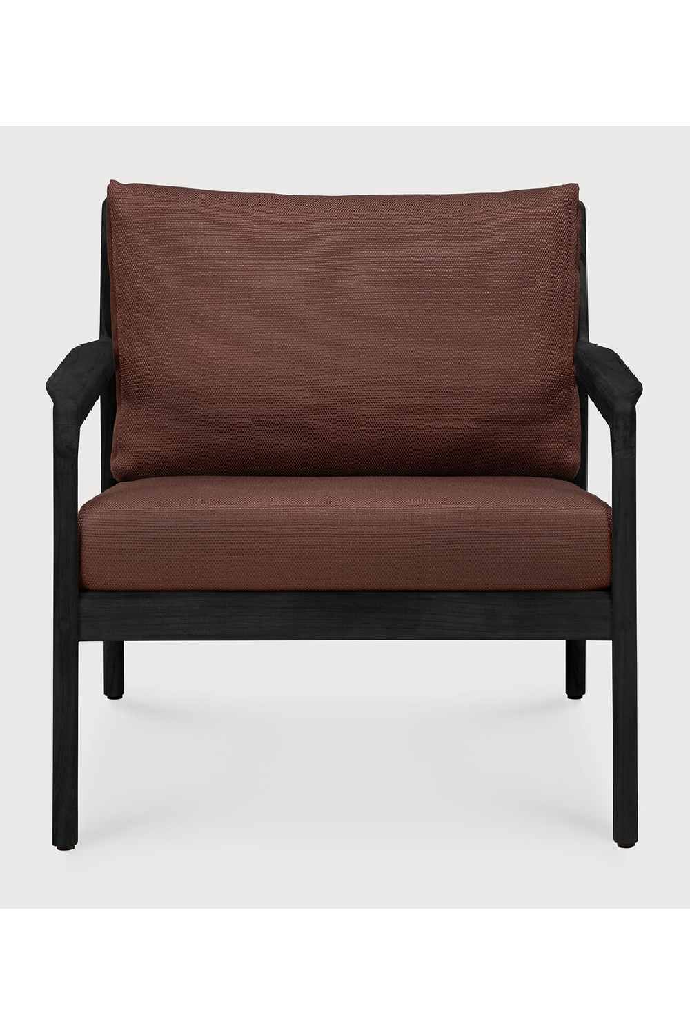 Black Teak Outdoor Lounge Chair | Ethnicraft Jack | Oroa.com
