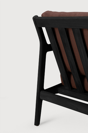 Black Teak Outdoor Lounge Chair | Ethnicraft Jack | Oroa.com