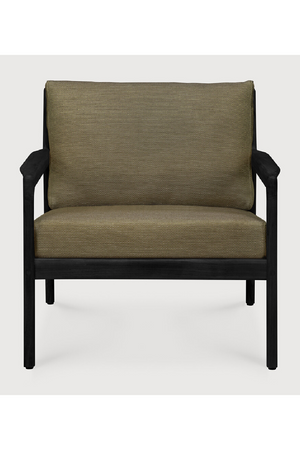 Black Teak Outdoor Lounge Chair | Ethnicraft Jack | Oroa.com