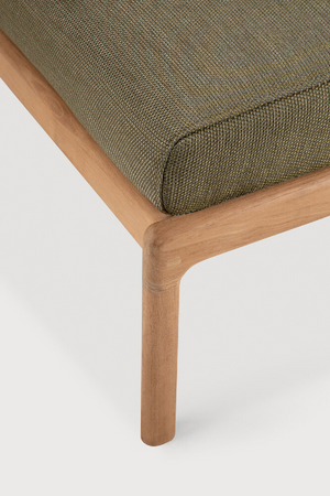 Natural Teak Outdoor Ottoman | Ethnicraft Jack | Oroa.com