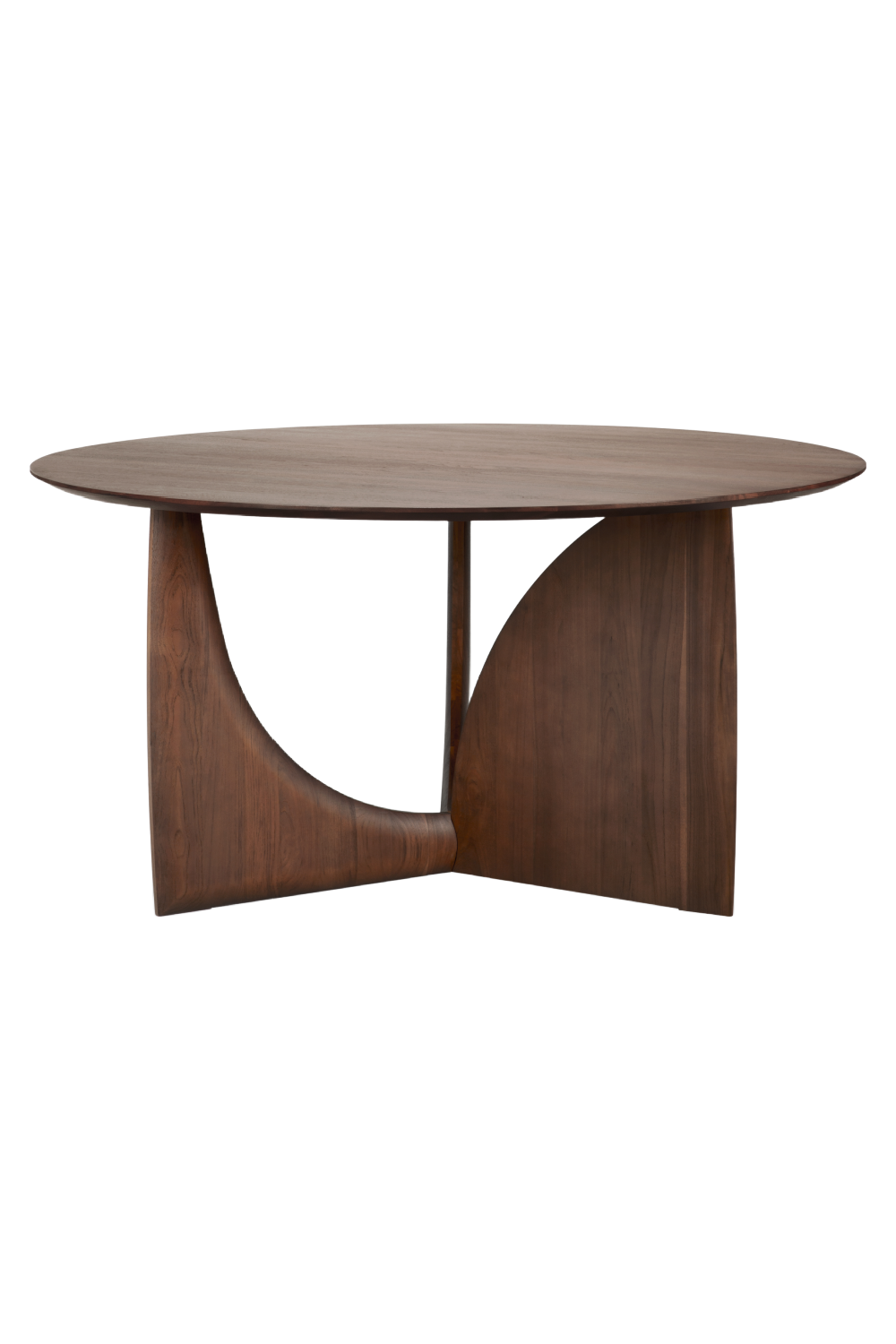 Brown Teak Dining Table | Ethnicraft Geometric | Oroa.com