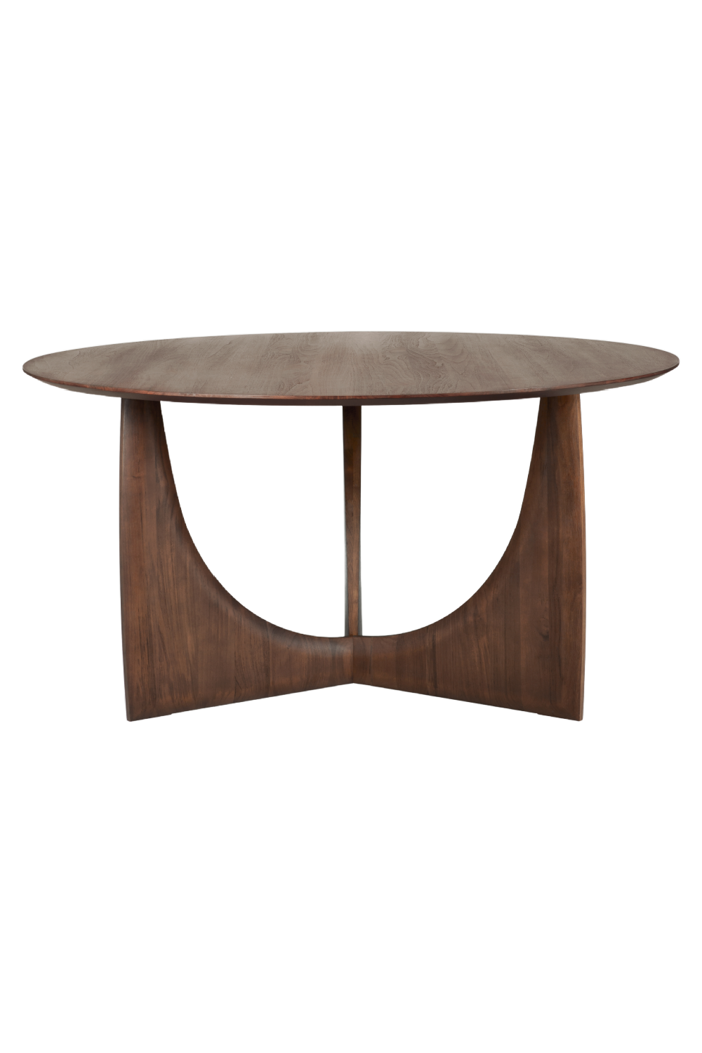 Brown Teak Dining Table | Ethnicraft Geometric | Oroa.com