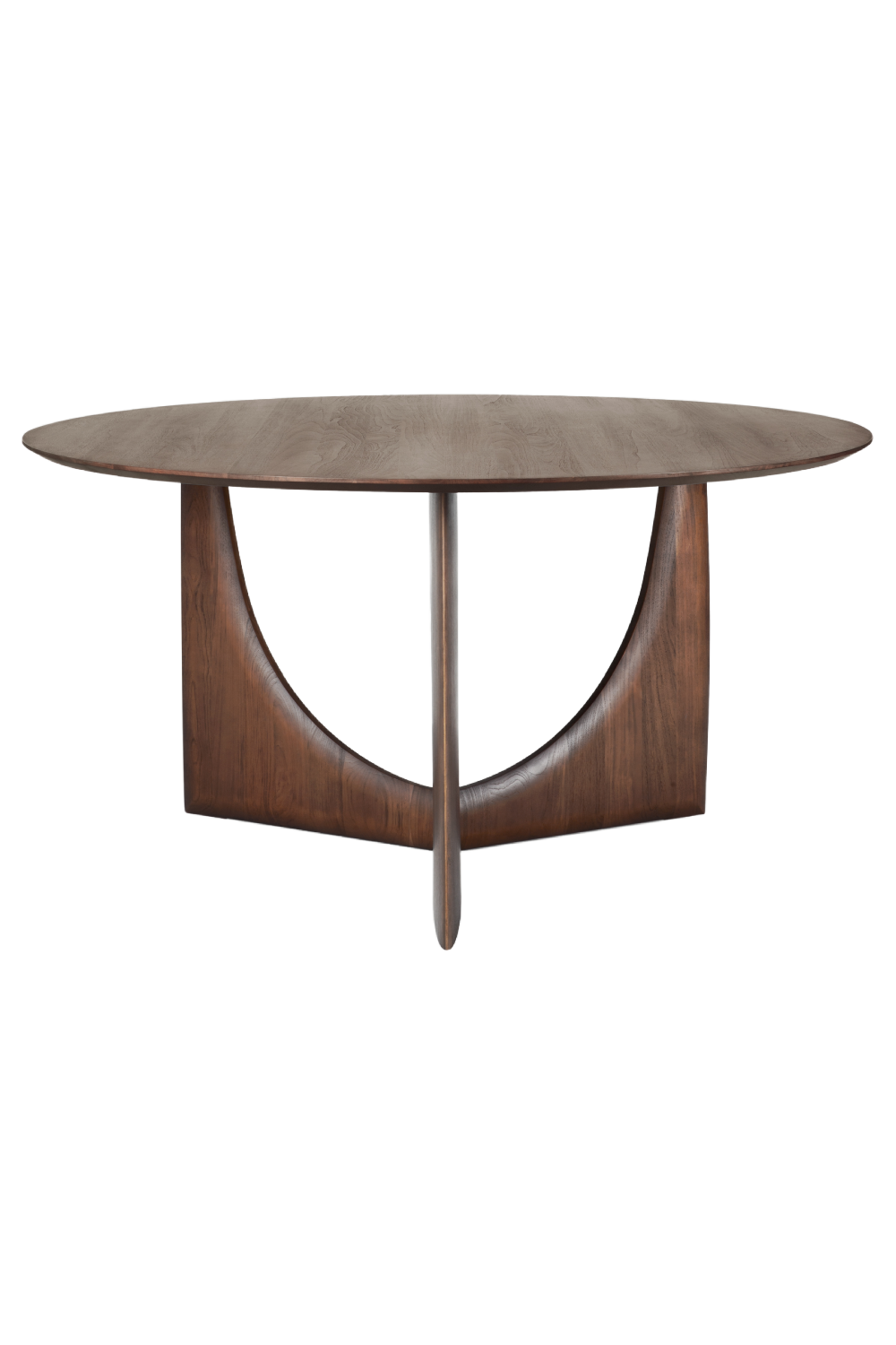 Brown Teak Dining Table | Ethnicraft Geometric | Oroa.com