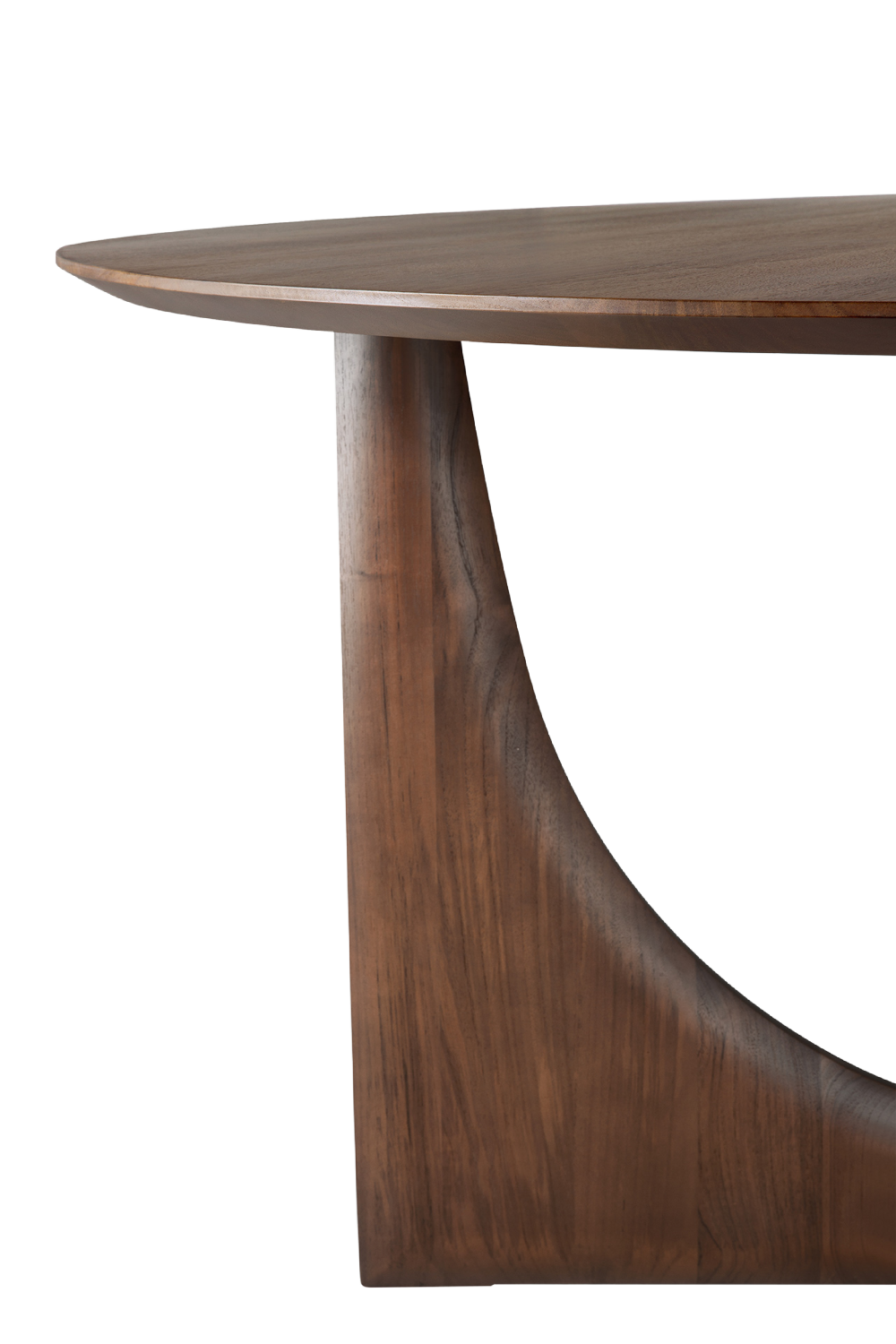 Brown Teak Dining Table | Ethnicraft Geometric | Oroa.com