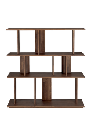 Brown Teak Shelving System | Ethnicraft Irregular | Oroa.com
