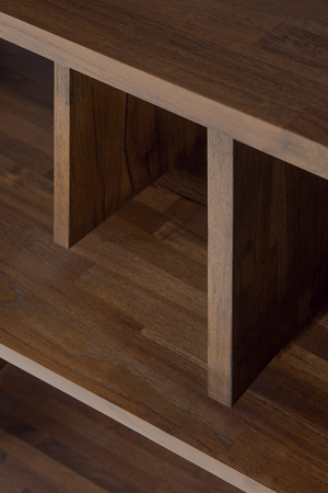 Brown Teak Shelving System | Ethnicraft Irregular | Oroa.com